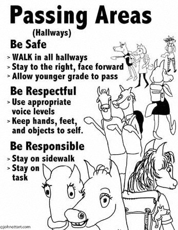 Chatting colts between classes