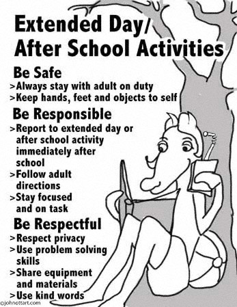 PBIS colt under a tree with a book and some juice